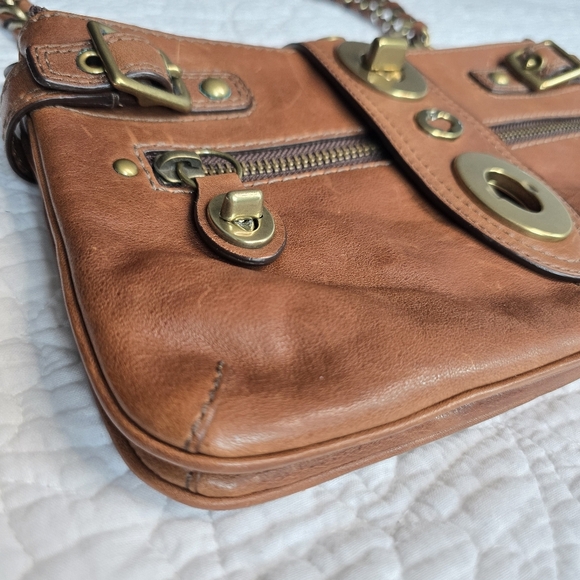 Coach Bridget 65th Anniversary Legacy Turnlock Kisslock Brown Shoulder Bag 11623 - Picture 4 of 17